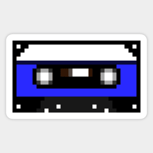 Blue Cassette Sticker